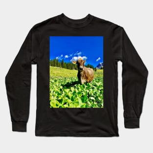 Cow from the Bregenz Forest in Vorarlberg Long Sleeve T-Shirt